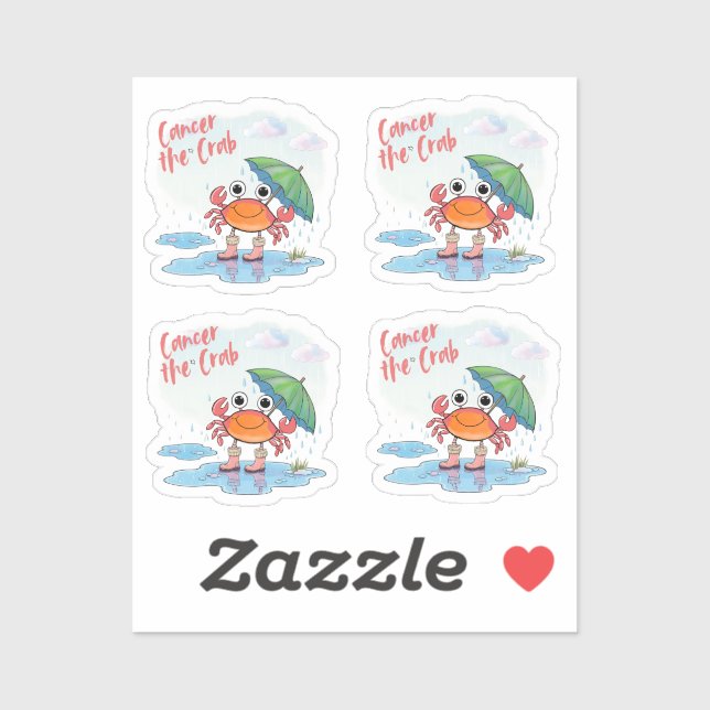 Cancer the Crab Zodiac sign (Sheet)