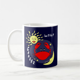 Cancer the Crab Zodiac Sign Coffee Mug
