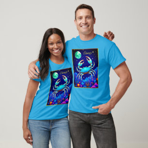 Cancer the Crab Zodiac Sign T-Shirt