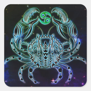 cancer the crab zodiac stickers