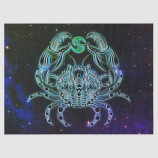 cancer the crab zodiac tissue paper