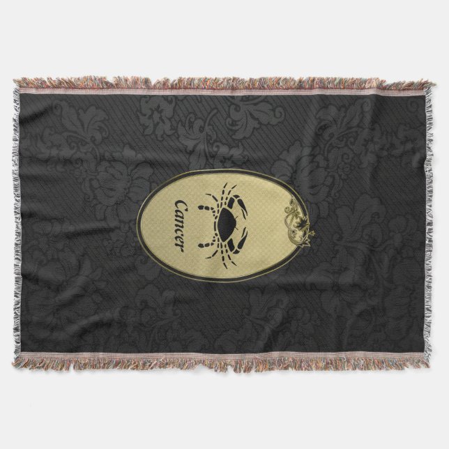 Cancer Throw Blanket (Front)