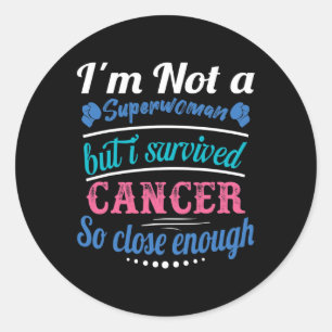 Cancer Thyroid Cancer Survivor Classic Round Sticker