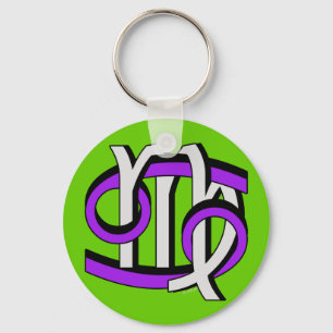 Cancer & Virgo PGy Key Ring