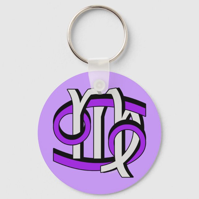 Cancer & Virgo PGy Key Ring (Front)