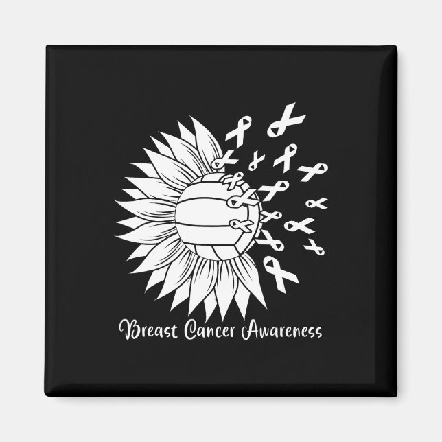 Cancer Volleyball Mum Grandma Pink Ribbon  Magnet (Front)