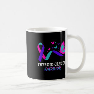 Cancer Warrior Butterfly Survivor Warrior Ribbon  Coffee Mug