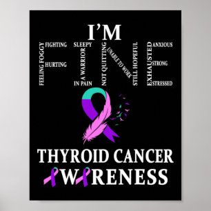 Cancer Warrior I'm Fine  Poster