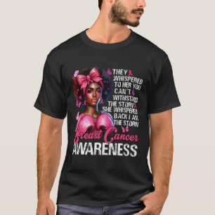 Cancer Warrior I'm The Storm Strong Women Pink Rib T-Shirt