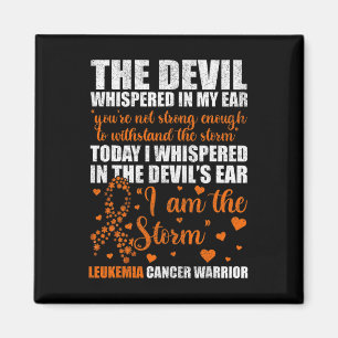 Cancer Warrior Leukaemia Awareness Month Warrior  Magnet