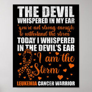 Cancer Warrior Leukaemia Awareness Month Warrior Poster
