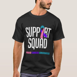 Cancer Warrior Support Squad Thyroid Cancer 1 T-Shirt