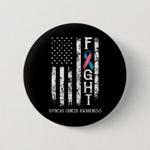 Cancer Warrior Us Flag 1 6 Cm Round Badge