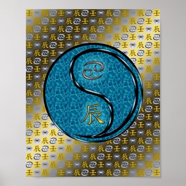 Cancer & Water Dragon Poster (Front)