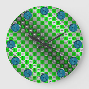 Cancer & Water Goat Large Clock