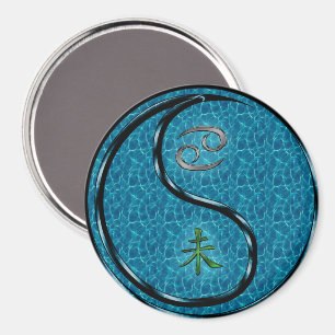 Cancer & Water Goat Magnet