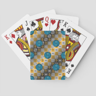 Cancer & Water Horse Playing Cards