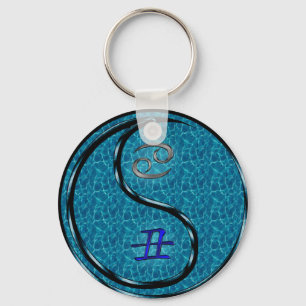Cancer & Water Ox Key Ring