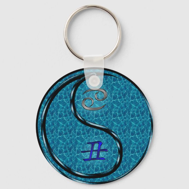 Cancer & Water Ox Key Ring (Front)