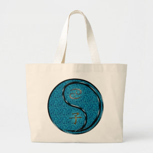 Cancer & Water Rat Large Tote Bag