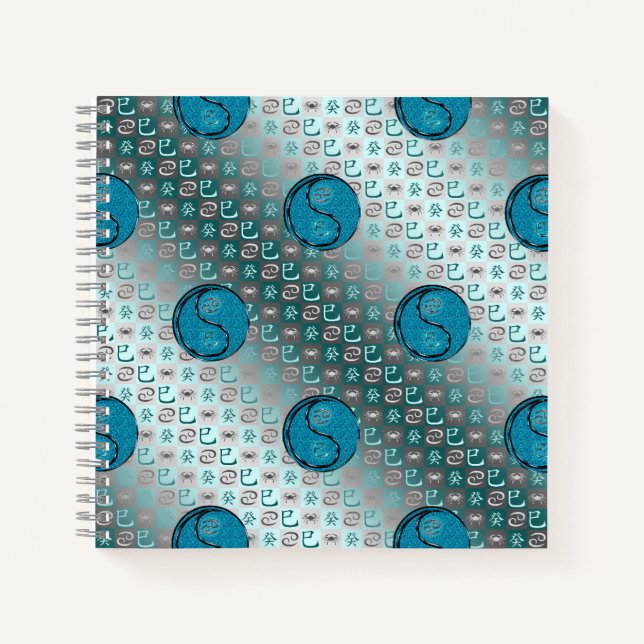 Cancer & Water Snake Notebook (Front)