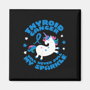Cancer Will Never Dull My Sparkle Unicorn Magnet