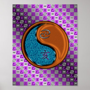 Cancer & Wood Boar Poster