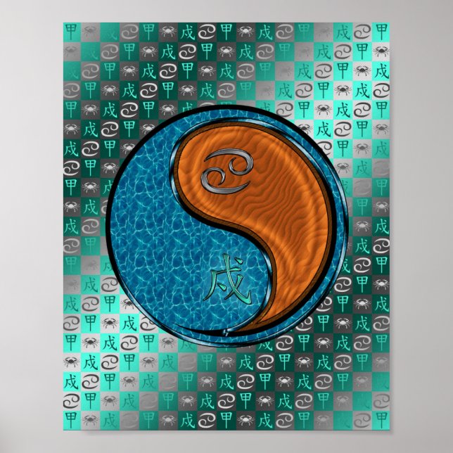 Cancer & Wood Dog Poster (Front)