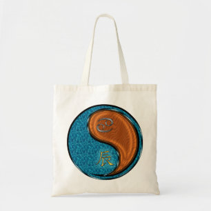 Cancer & Wood Dragon Tote Bag
