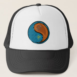 Cancer & Wood Monkey Trucker Hat