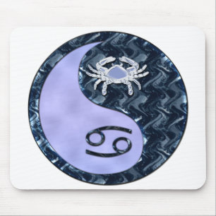 Cancer Yin Yang Mouse Pad