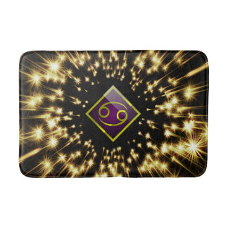 Cancer zodiac bath mat