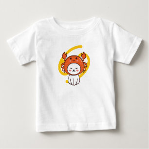 Cancer Zodiac Cat Baby T-shirt