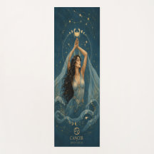 Cancer Zodiac Celestial Yoga Mat