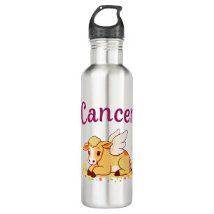Cancer Zodiac Cow Png, Cute Cancer 710 Ml Water Bottle