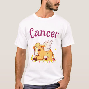 Cancer Zodiac Cow Png, Cute Cancer T-Shirt