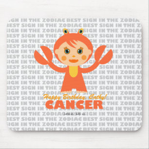 Cancer Zodiac for kids Mouse Pad