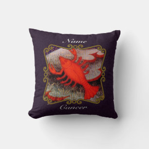 Cancer Zodiac Gift - Personalised Cushion