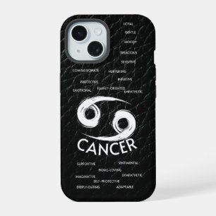 Cancer Zodiac Horoscope Traits Guys iPhone 15 Case