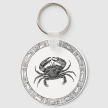 Cancer Zodiac Keychain