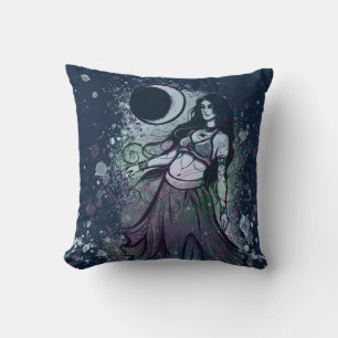 Cancer Zodiac MoonChild Goddess Belly Dancer Cushion