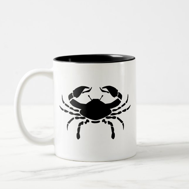 Cancer Zodiac Pictogram Mug (Left)
