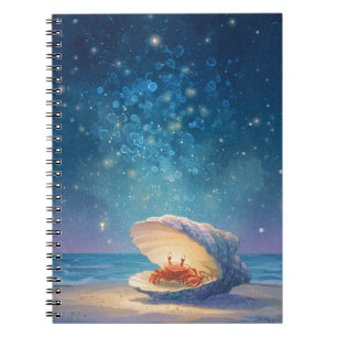 Cancer Zodiac Seashell Notebook