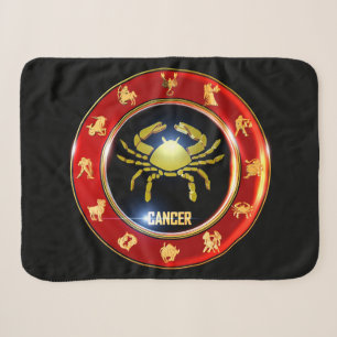 Cancer Zodiac Sign Astrology Sherpa Blanket