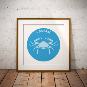 Cancer, Zodiac Sign, Horoscope, Astrology Photo Print