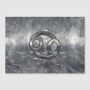Cancer Zodiac Sign in Industrial Style