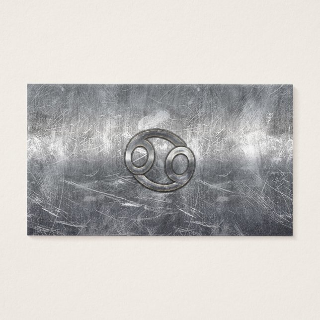 Cancer Zodiac Sign in Industrial Style (Front)