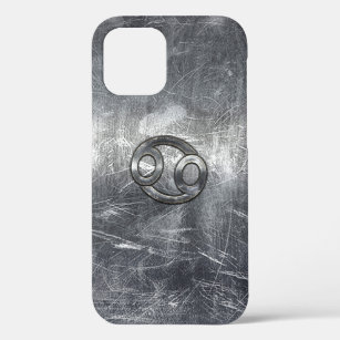 Cancer Zodiac Sign in Industrial Style iPhone 12 Pro Case
