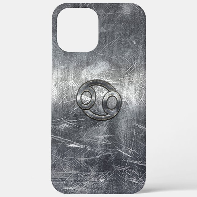 Cancer Zodiac Sign in Industrial Style Case-Mate iPhone Case (Back)