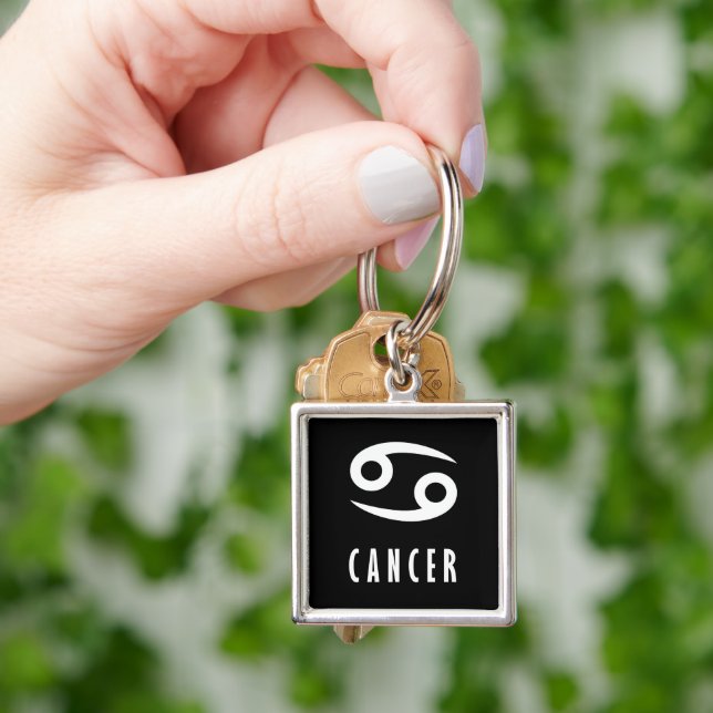 Cancer zodiac sign key ring (Hand)